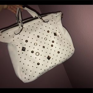 White handbag